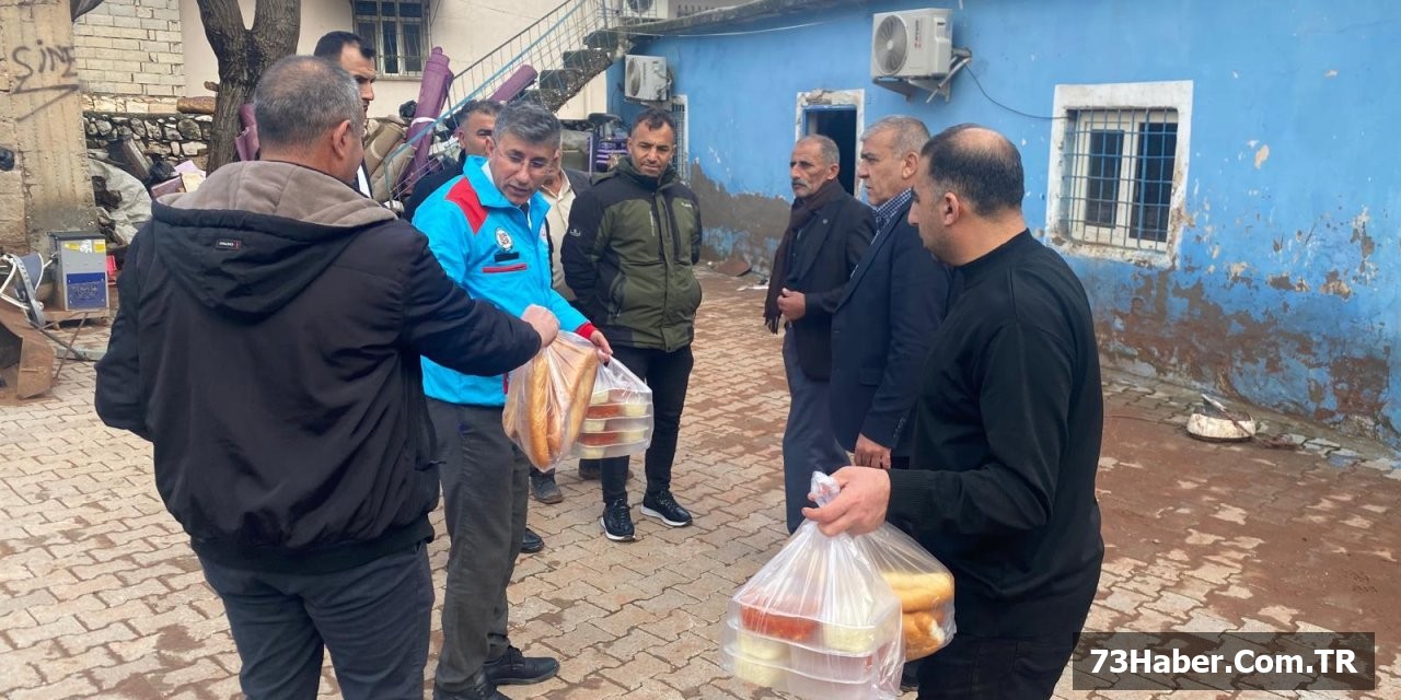 Şırnak'ta selzedelere sıcak yemek