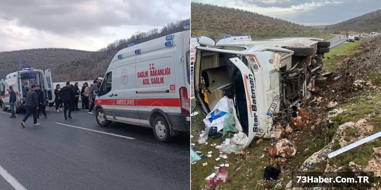 Otobüs Devrildi: 24 Yaralı