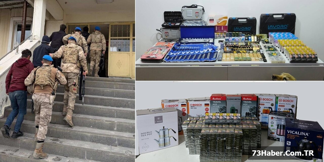 Şırnak'ta 16 Milyonluk Kaçak Ele Geçti