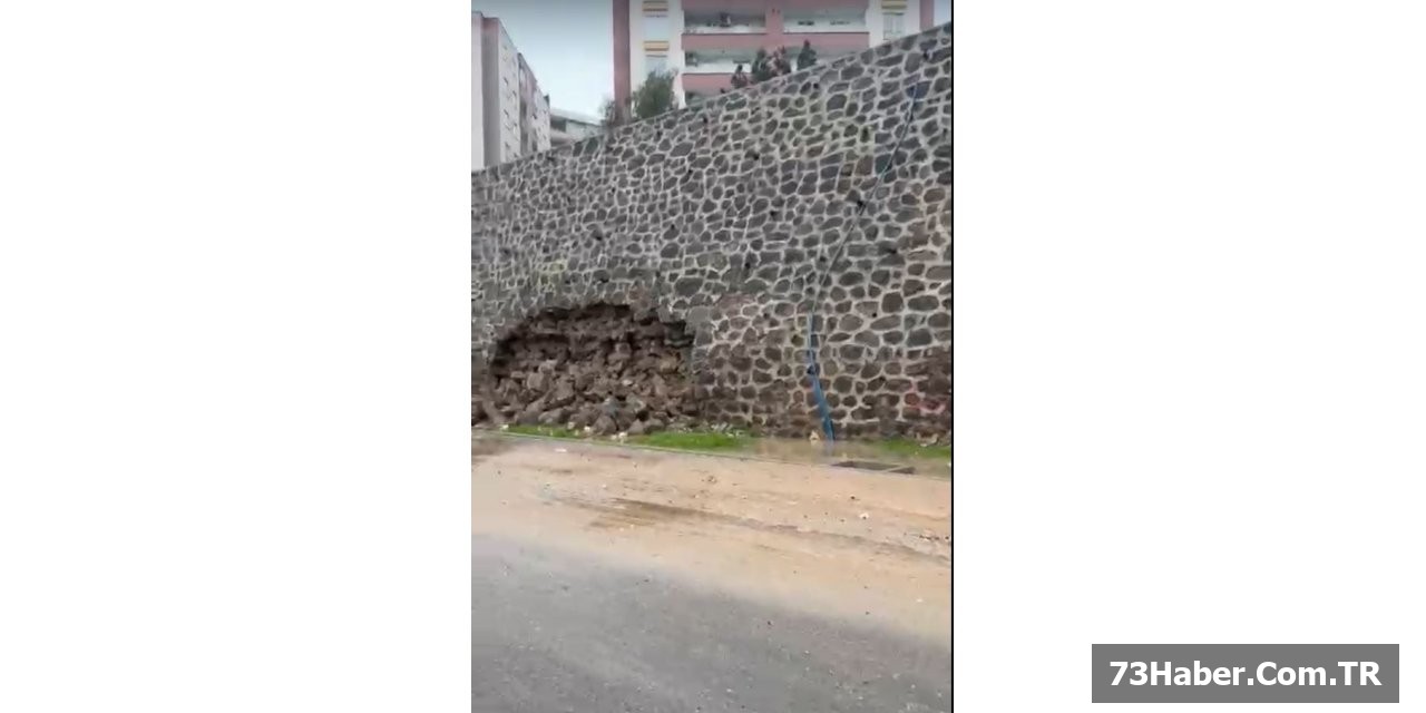 Şırnak'ta İstina Duvarı Çöktü