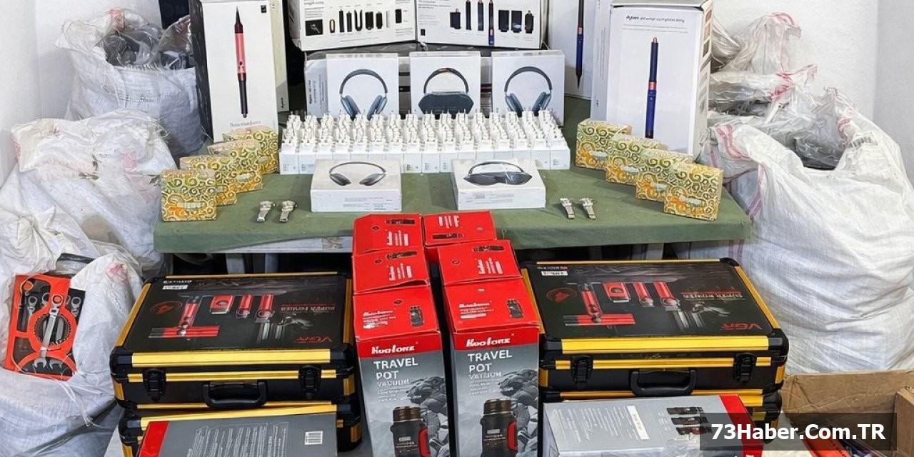 Şırnak'ta Büyük Darbe: 6.2 Milyonluk Kaçak Ürün Ele Geçirildi