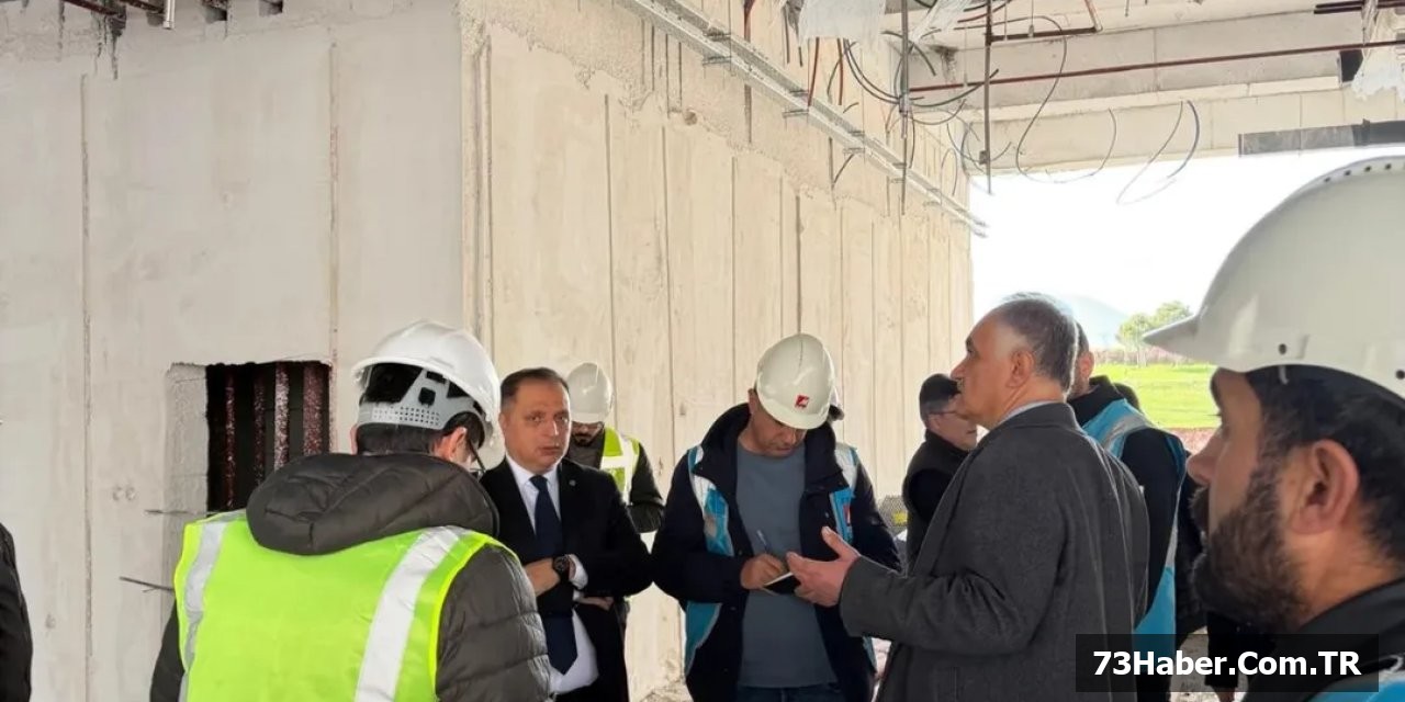 Şırnak'ta 500 Yataklı Hastane Projesi İncelendi