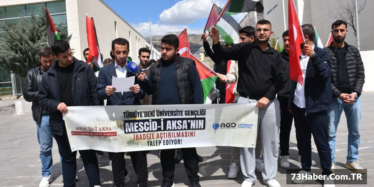 Şırnak'ta Mescid-i Aksa Kararı Protesto Edildi