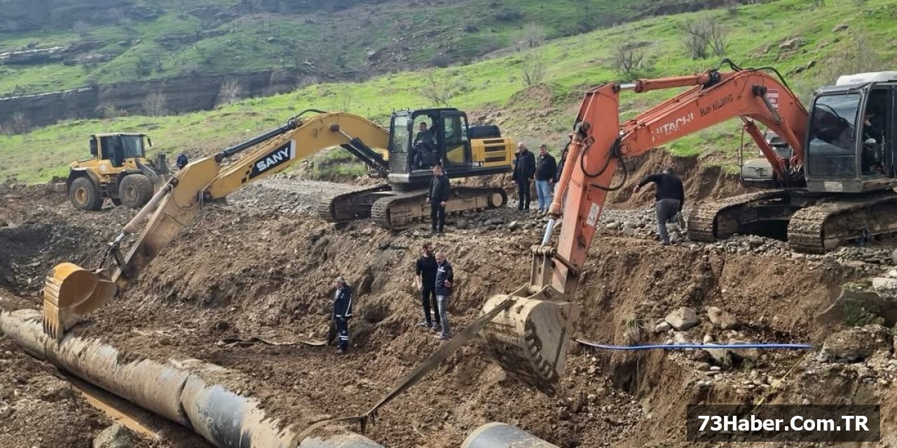 Silopi Su Arızası Giderildi