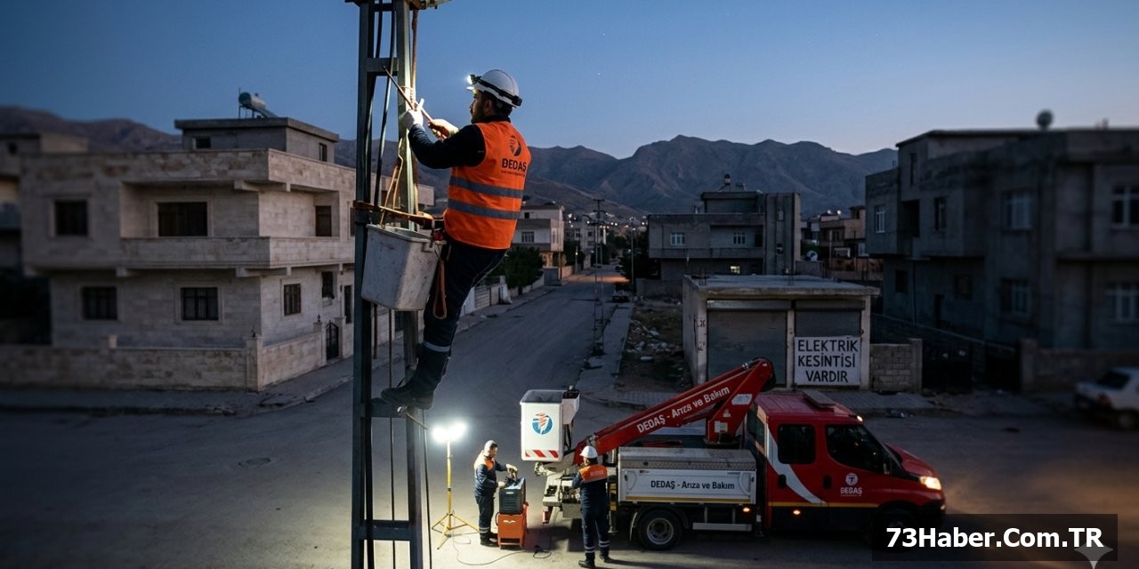 Şırnak'ta 7 İlçede Elektrik Kesintisi Uyarısı