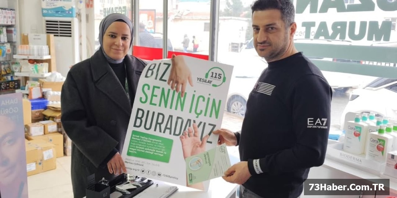 Yeşilay Şırnak Şubesi Cizre'de Bağımlılıkla Savaşır