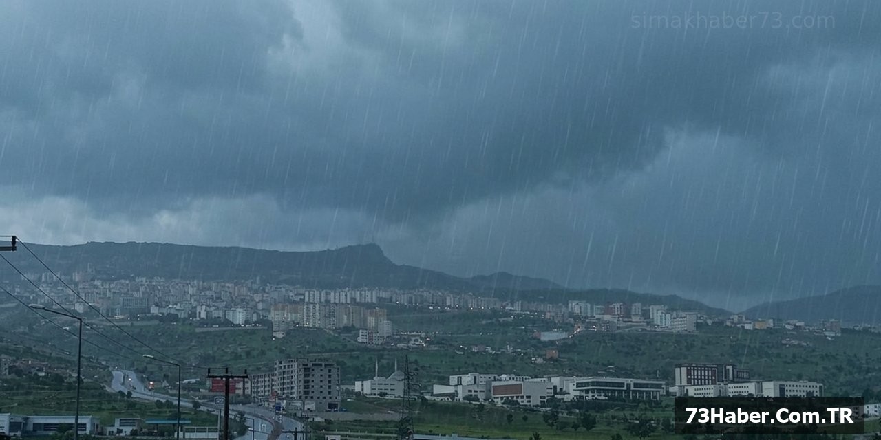 Şırnak'a Yağış Uyarısı