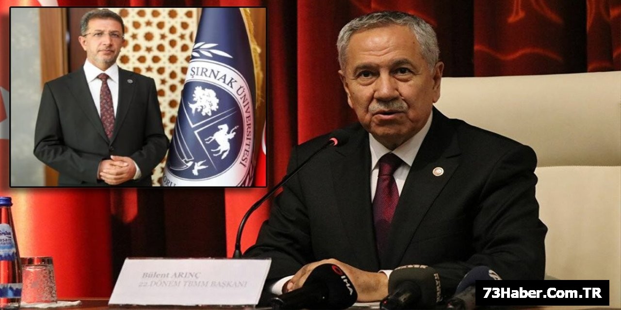 Arınç'tan Rektör Alkış'a Sert Tepki