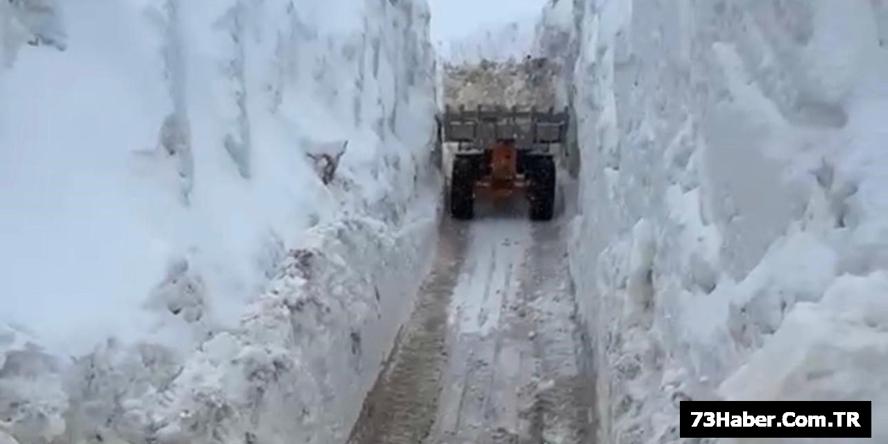 Şırnak'ta Kar Tüneli