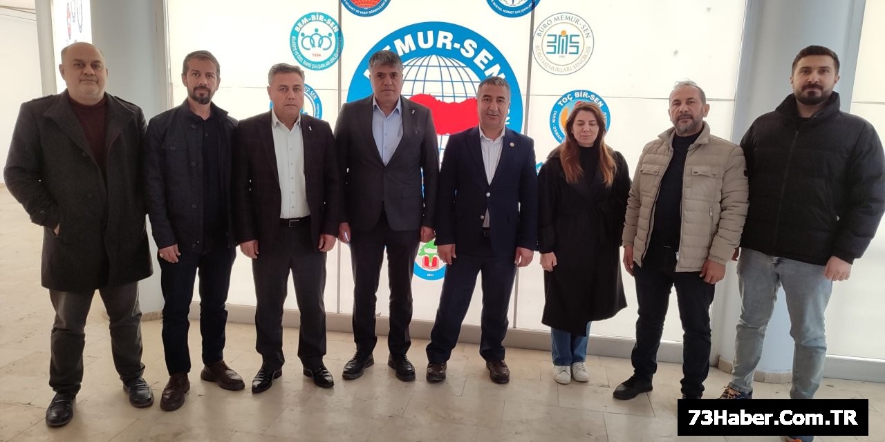 Cizre Esnaf Odası Sağlık-Sen'i Ziyaret Etti