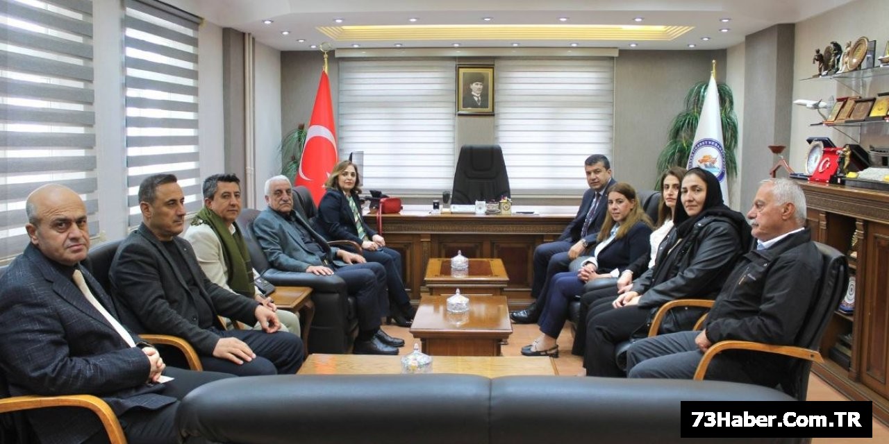 DEM Parti Şırnak TSO'yu Ziyaret Etti