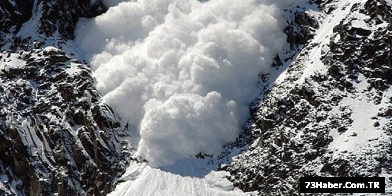Şırnak'a Çığ Uyarısı