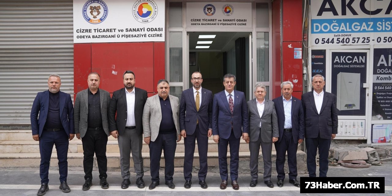 AK Parti'den Cizre TSO'ya Sürpriz Ziyaret
