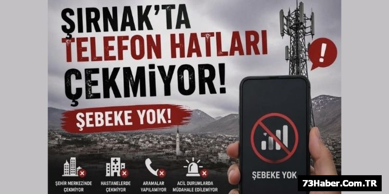 Şırnak'ta İletişim Sıkıntısı