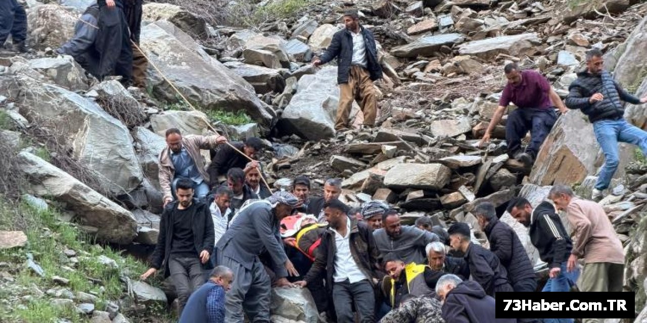 Şırnak'ta Kayalıklardan Düşen Kişi Yaralandı