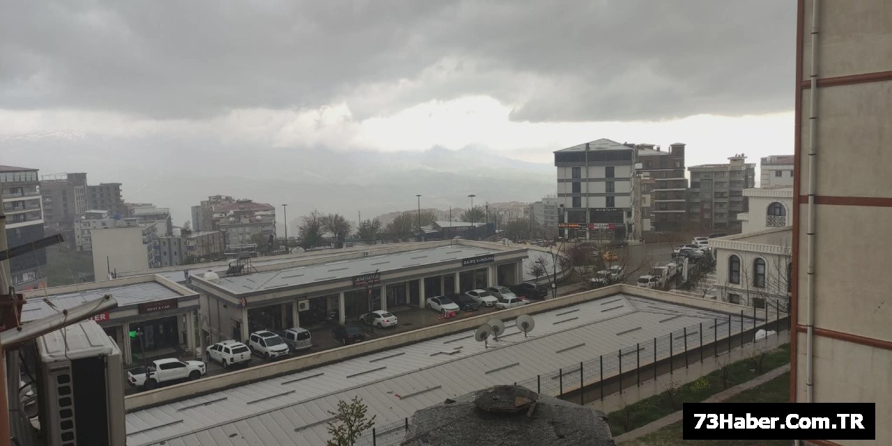 Şırnak'ta Ani Sağanak!