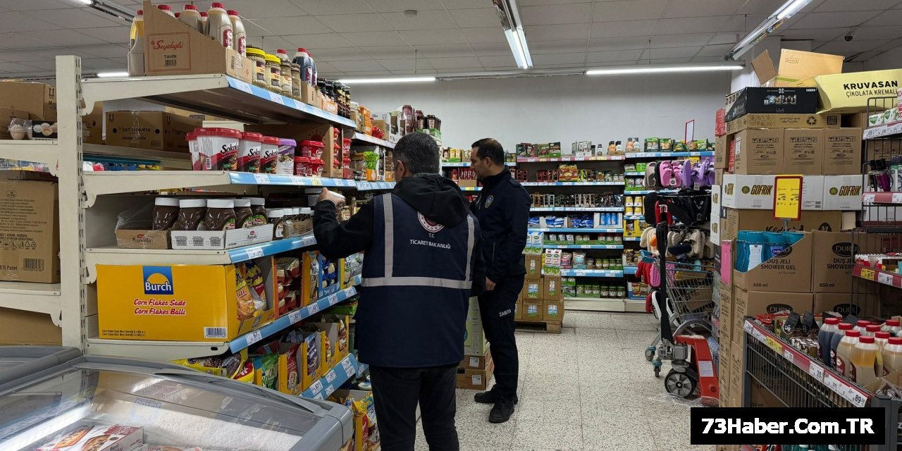 Şırnak'ta Ürünlere Göz Altın!