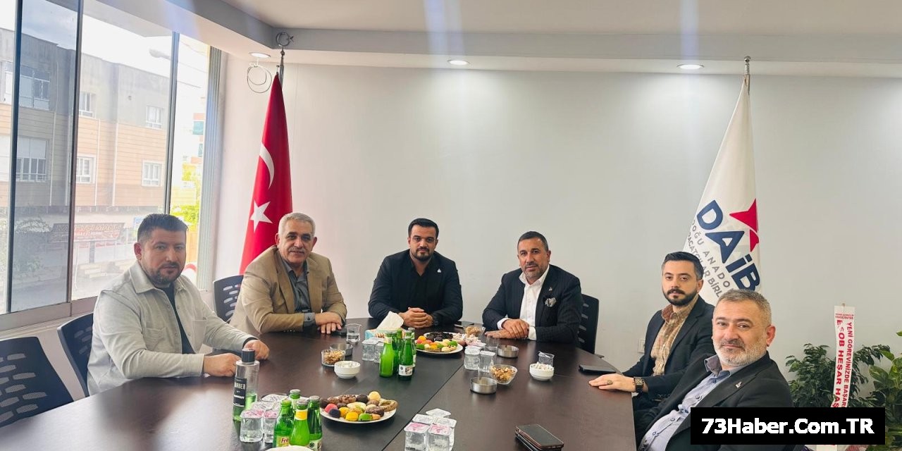 Şırnaklı Oda Başkanları DAİB'i Ziyaret Etti