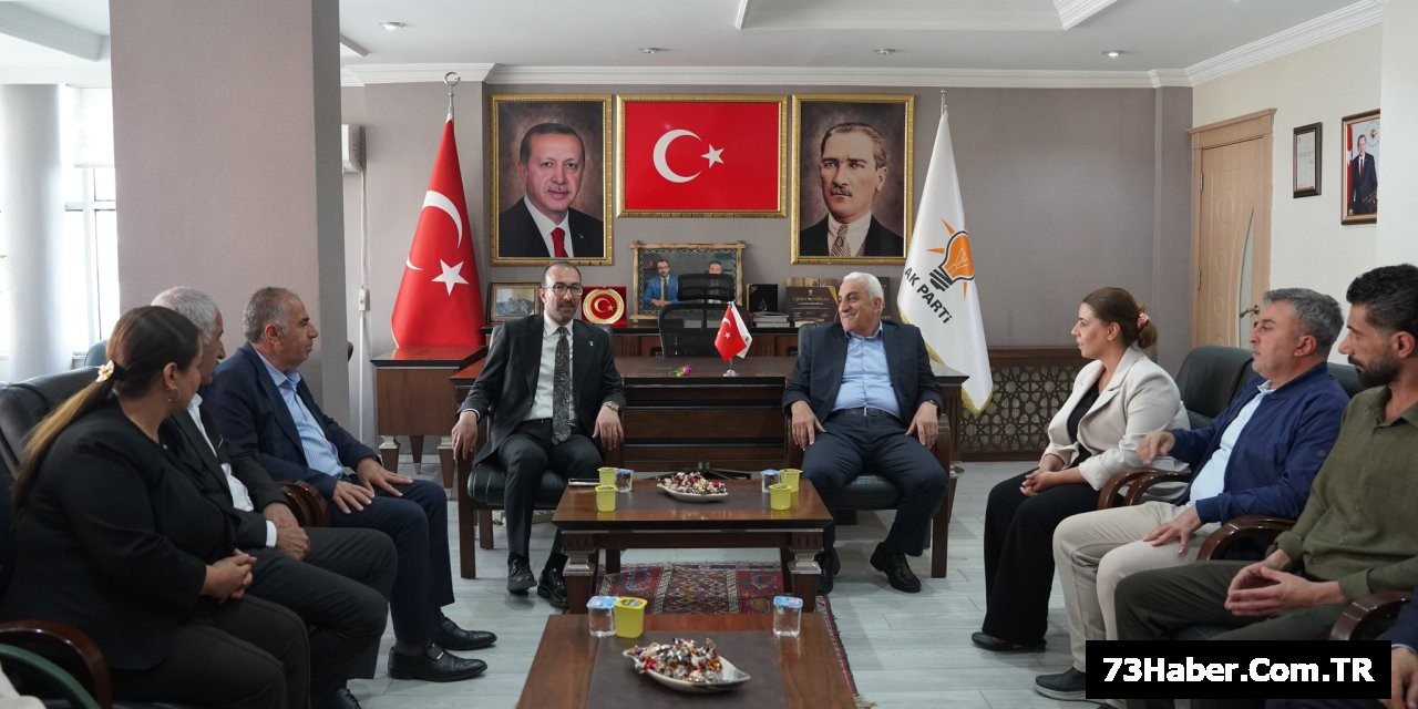 Şırnak'ta DEM Parti'den AK Parti'ye İftar Ziyareti