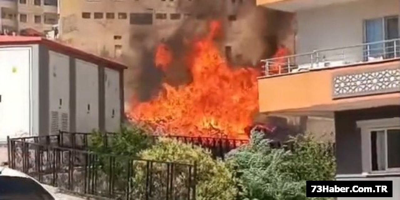 Şırnak'ta Anız Yangını Dehşeti!