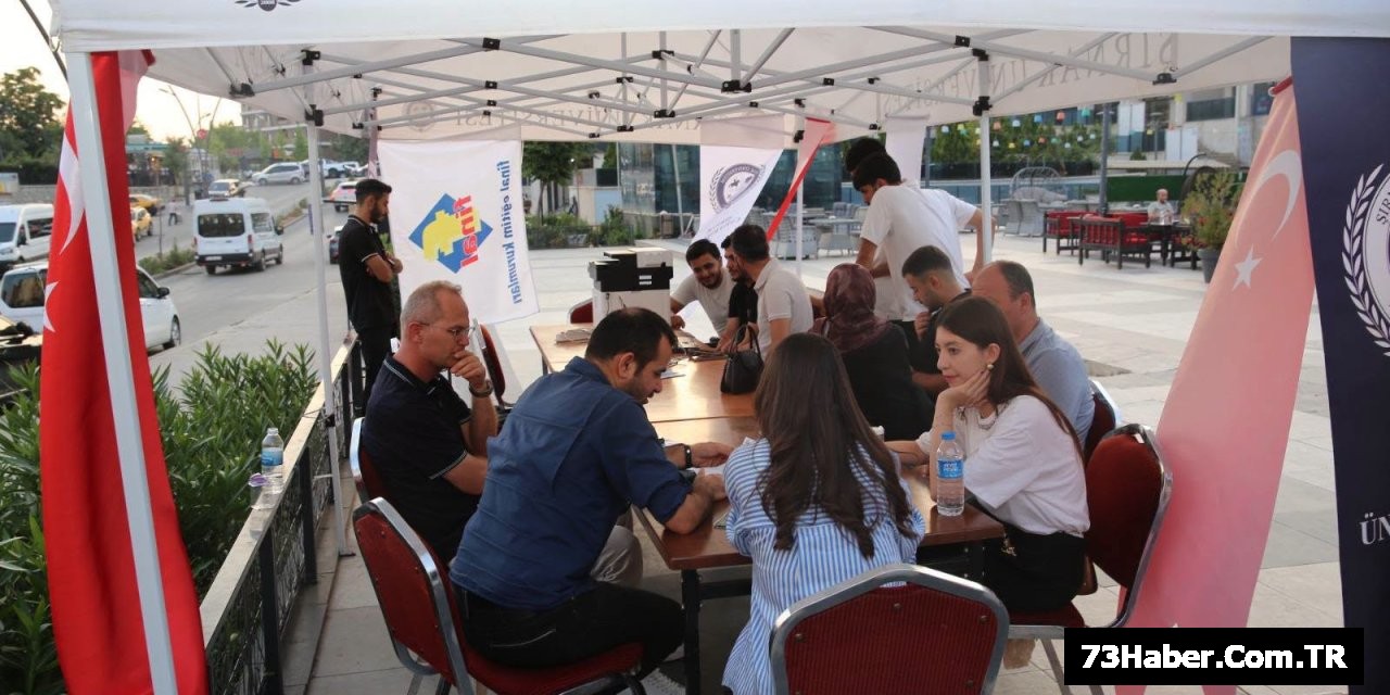 Şırnak Üniversitesi Adaylara Destek Olacak
