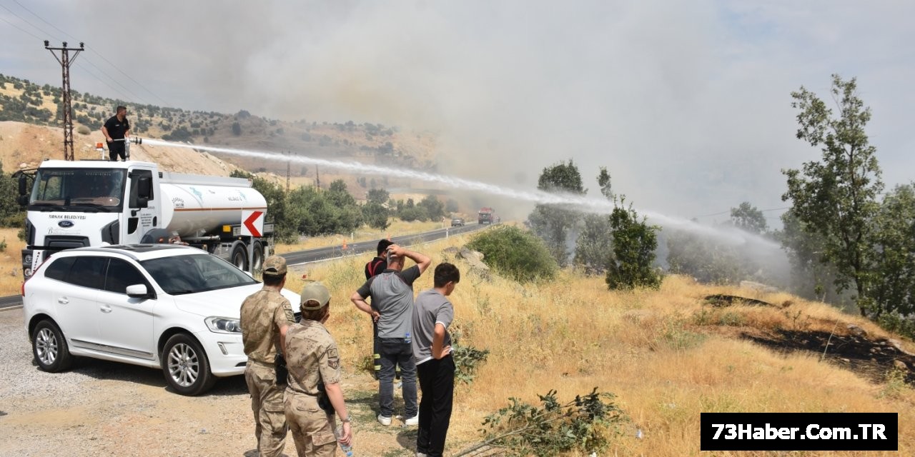 Şırnak'ta Büyük Yangın Söndürüldü