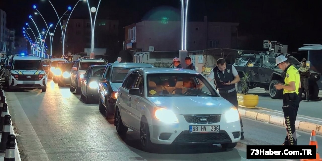 İdil'de 200 Polis Devriye