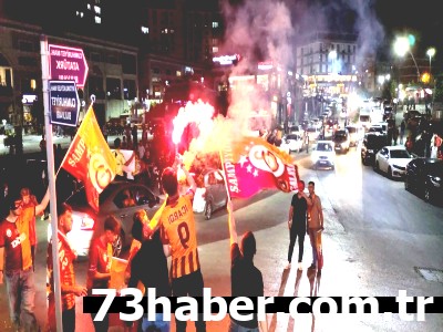 Şırnak'ta Sarı-Kırmızılı Coşku: Galatasaray'ın 5. Yıldızı Kutlandı!