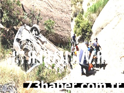 Silopi'de Feci Kaza: Araç Şarampole Uçtu, 4 Yaralı!