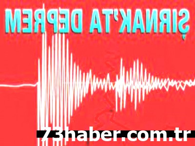 Şırnak Sallandı: Deprem Korkuttu!