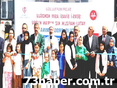 Silopi'de Yeni Kur'an Kursu Kapılarını Açtı!