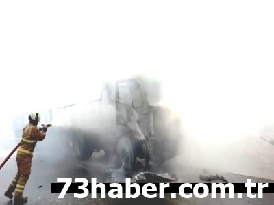 Şırnak'ta Alev Alev Kamyon: Neler Yaşandı?