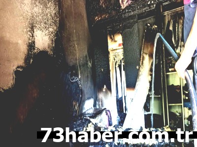 Şırnak'ta Yürek Yakan Yangın: Minik Yavru Hastanede!