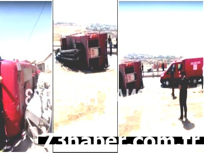 Şırnak'ta İtfaiye Aracı Kaza Yaptı! Yangına Giderken Facia: 3 Yaralı