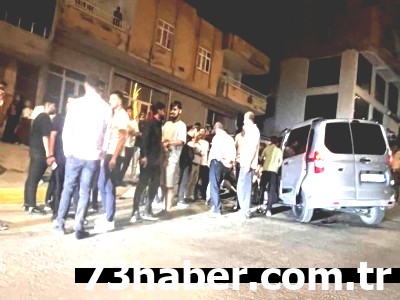 Şırnak'ta Kontrolden Çıkan Araç Park Halindeki Araca Vurdu!